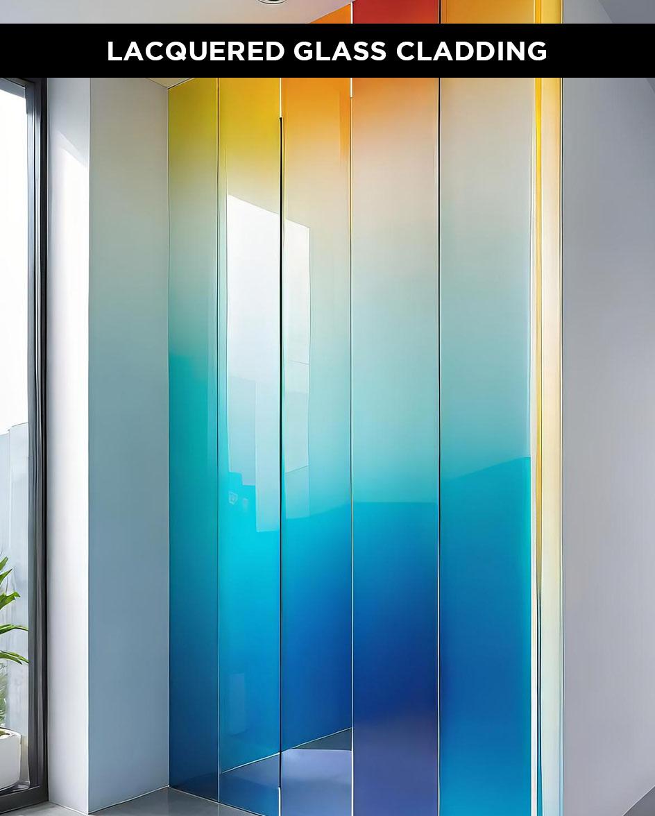 Lacquered Glass Cladding
