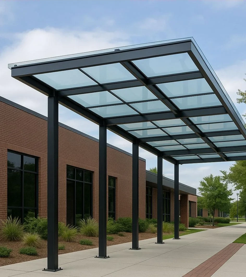 Glass Canopies and Entrance Canopies