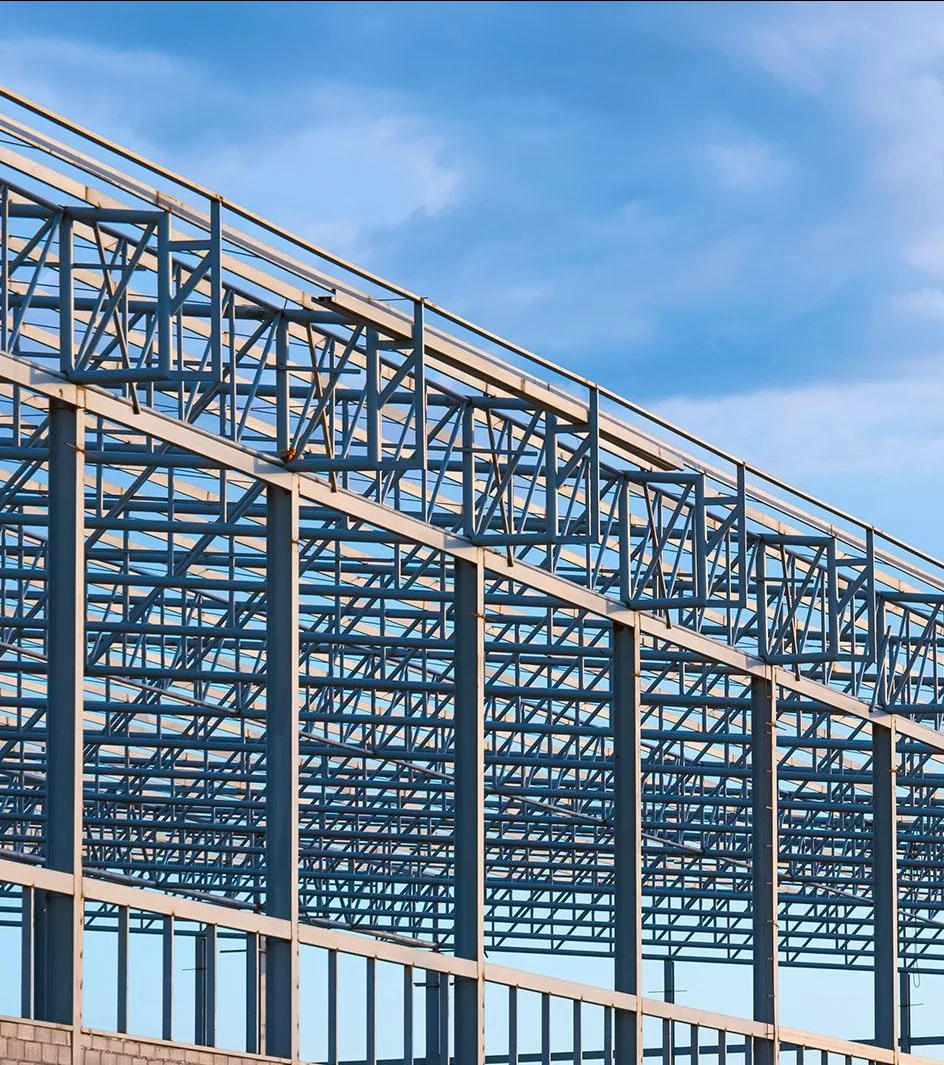 Fabricated and protected mild-steel facade support structure by HG Walls